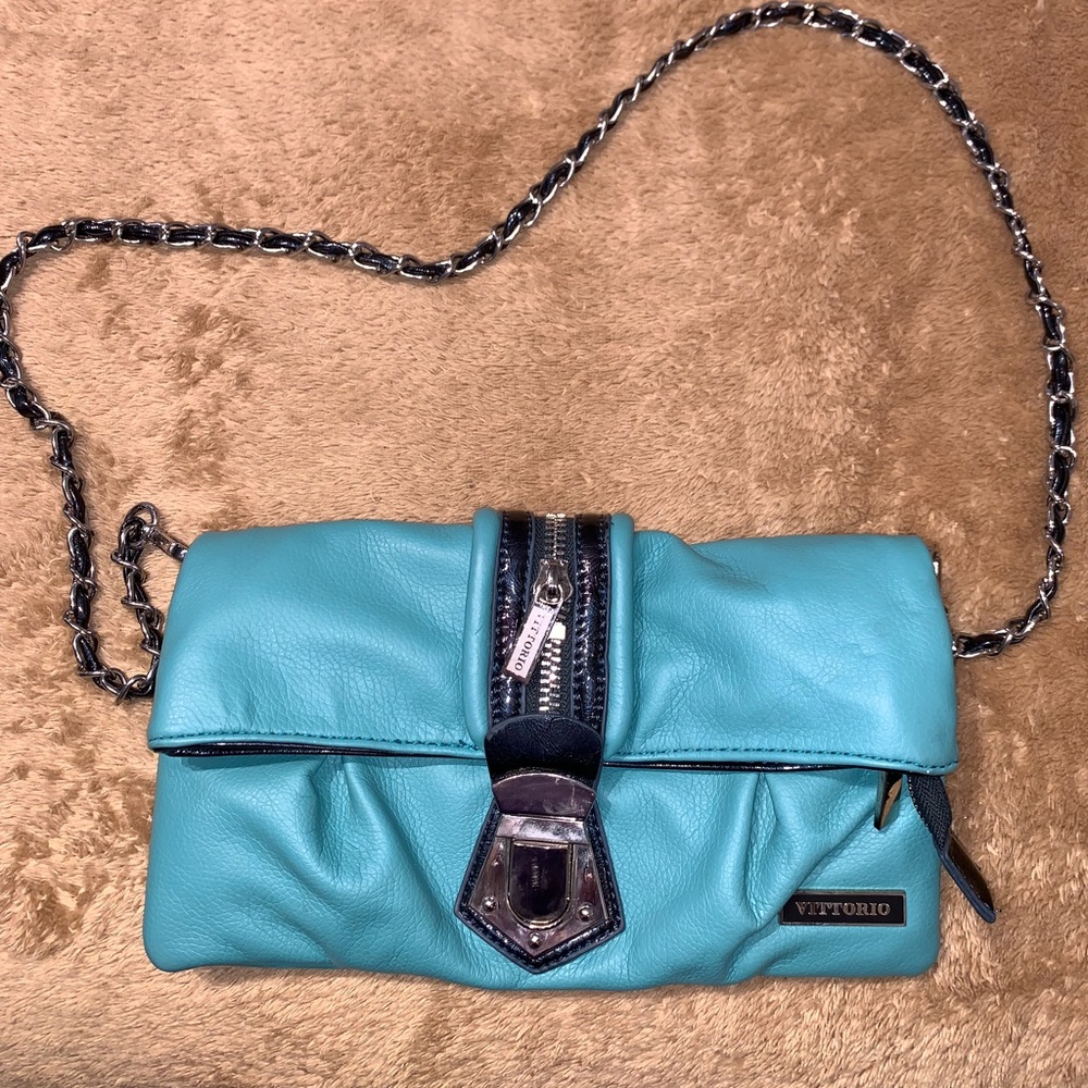 Turquoise Vittorio crossbody purse